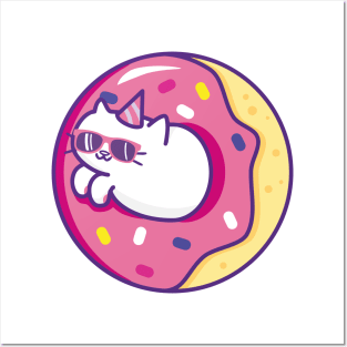 Donut Cat Posters and Art